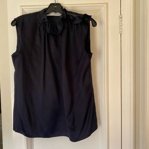 Lavin Satin sleeveless blouse